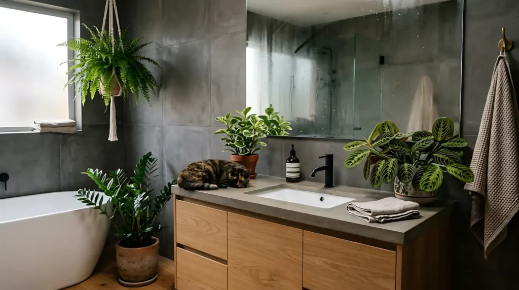 Plantas para Banheiro: Quais escolher conforme a luz, o tamanho e são seguras para pets
