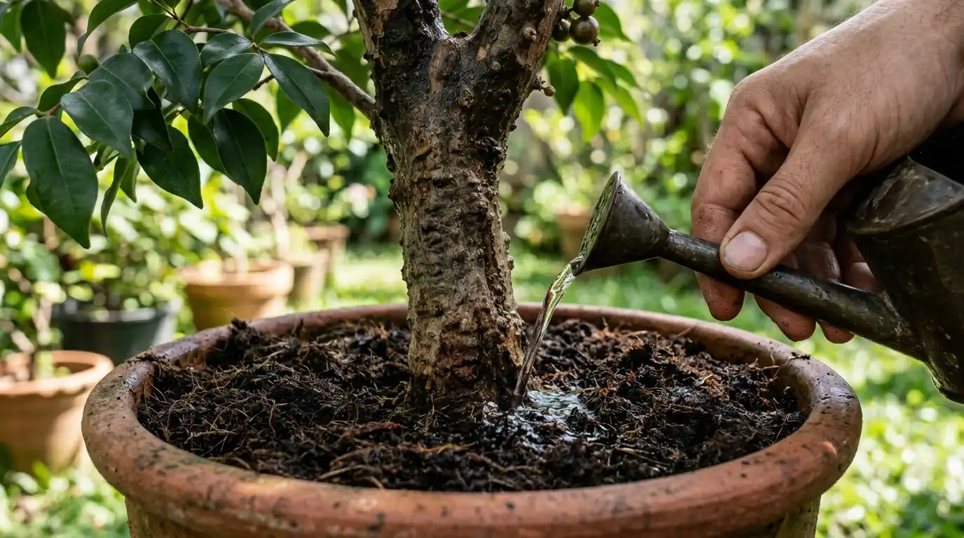 Jabuticaba em Vaso: o erro nos primeiros 90 dias que impede a frutificação e como evitar