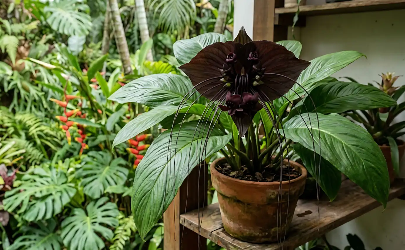 Flor Morcego Tacca Chantrieri