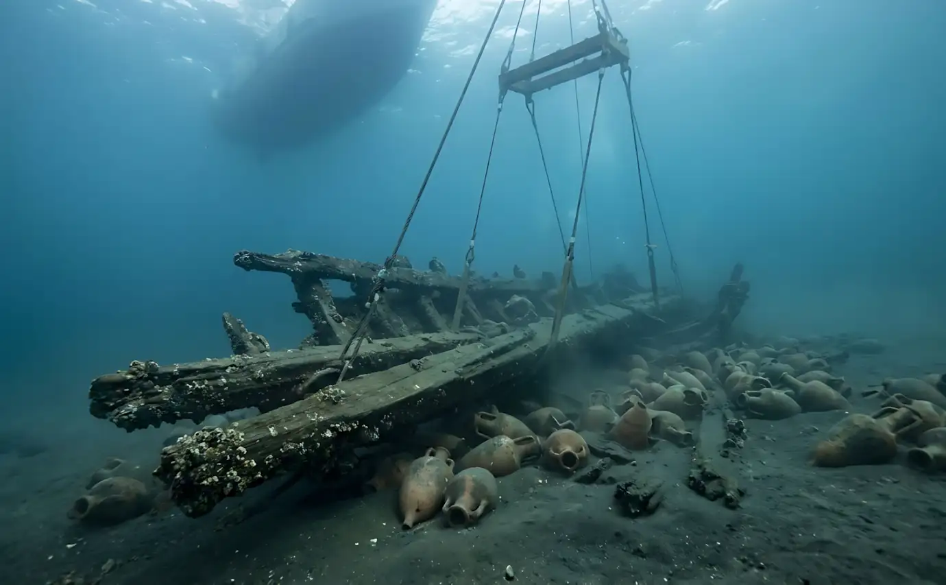 Navio romano submerso é achado a 2 metros de profundidade, debaixo de praia lotada em Maiorca